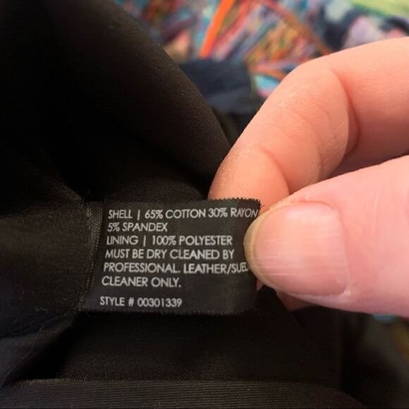 Club Monaco Sz 6 Pencil Skirt Leather Patch Pocket - Picture 6 of 7